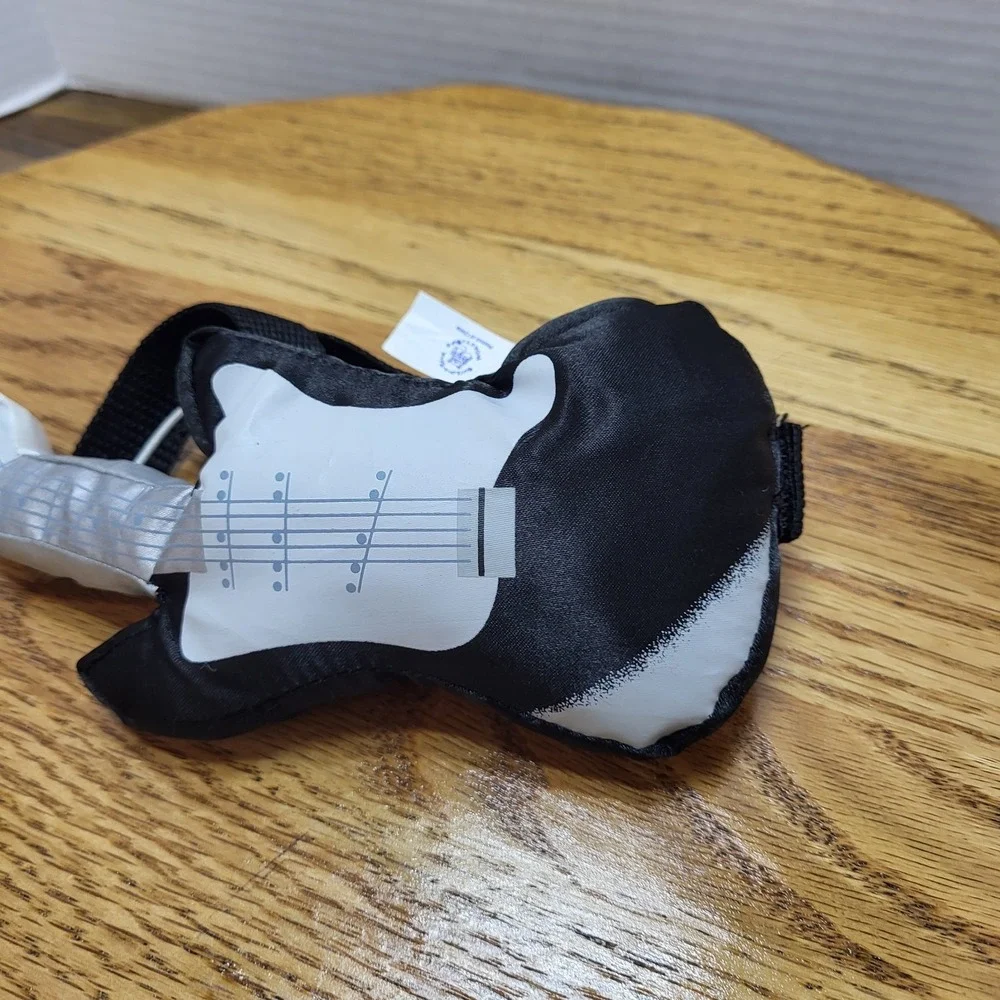 Build A Bear Workshop Black Electric Guitar Plush Stuffed Animal Accessory